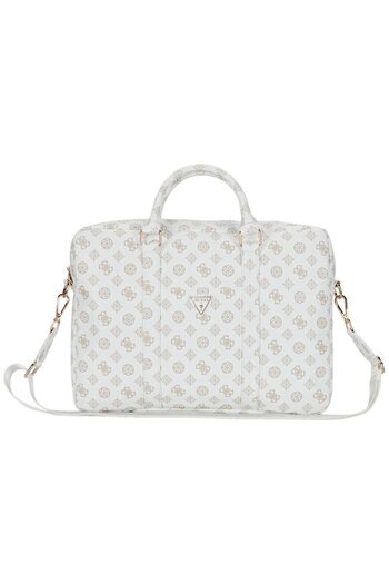 Guess Laptop Bag 16", Shoulder Strap, White, GUCB16PGPOSGNH