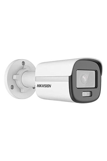 Hikvision DS-2CD1027G0-L 2 MP ColorVu Lite Fixed Bullet Network Camera ( White )