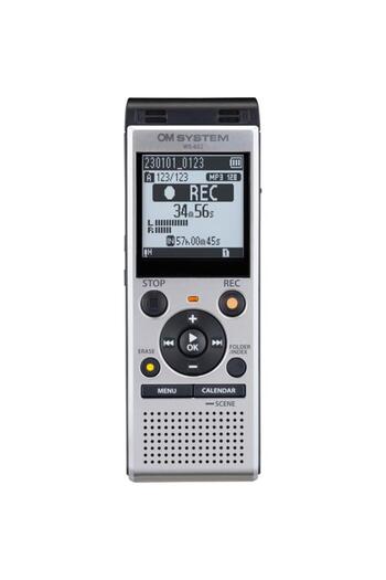 Olympus Stereo Recorder OM System WS-882 (4GB), MP3 (Stereo), PCM Linear (Mono), Silver
