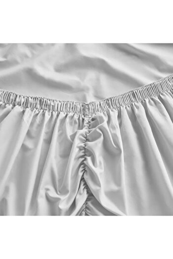 Home Centre Eternity Cotton Percale 325 Thread Count King Fitted Sheet - 180x205 cm starstarstarstarstar