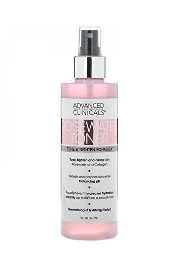 Noname Advanced Clinicals Rosewater Toner 237ml Original