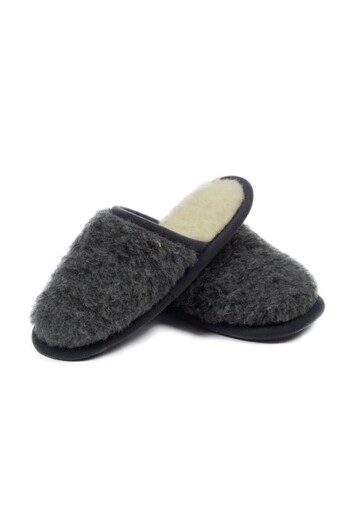 OEM Women's slippers made of merino wool, 100% natural, size 38-40 EU, gray