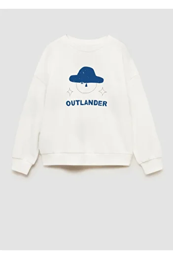 Monila Boy's Printed 3 Thread Fabric Cotton Sweatshirt
