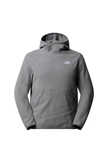 THE NORTH FACE M Glacier Fleece Pullover Hoodie Men's Sweatshirt Nf0A8D0Scqi1 Grey-L