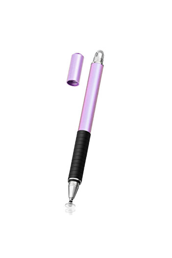 Techsuit Stylus pen Techsuit, 2 in 1 universal, Android, iOS, roz deschis, JC 02