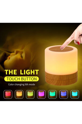 Taimi Touching Desktop LED Night Light Lamp With Remote Controller Multicolour