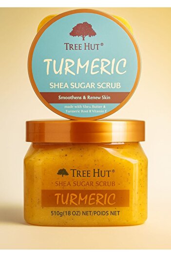 TreeHut Tree Hut Turmeric Shea Sugar Scrub Smoothens & Renew Skin 510g