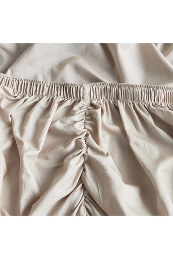 Home Centre Eternity Cotton Percale 325 Thread Count Super King Fitted Sheet - 200x205 cm starstarstarstarstar