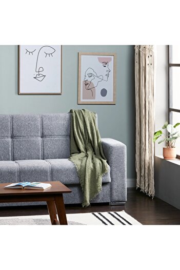 Home Center Boucle Textured Throw - 130x170 cm