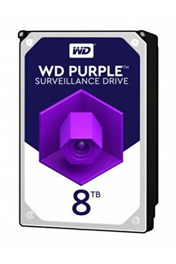 WESTERN DIGITAL HDD Western Digital Purple, 8TB, CMR, SATA III, 5640 rpm, 256 MB, 3.5"