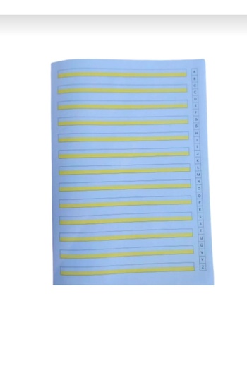 KIZILELMADA 2-Pack Guided Line Writing Pad - Makes Writing Easier