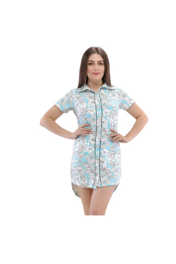 Generic Cotton Button-Down Nightgown - NG 766