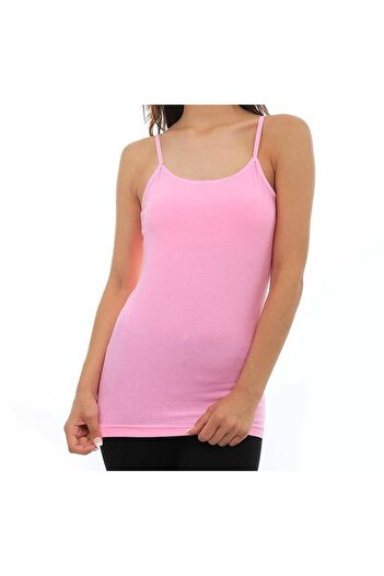 irem içgiyim Women's Rope Strap Tank Top 1 Piece Pink