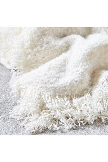 Home Center Boucle Textured Throw - 130x170 cm