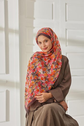 Silk Home Patterned Soft Shawl 70019-10