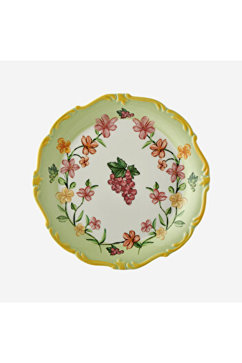 CHIARA ALESSI Il Sogno Yeşil Stoneware Kahvaltı Tabağı 21 Cm