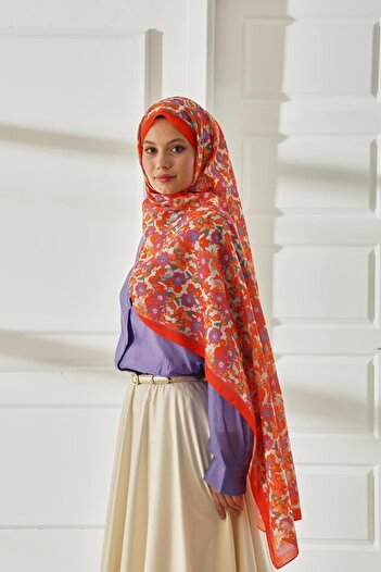 Silk Home Patterned Soft Shawl 70021-02