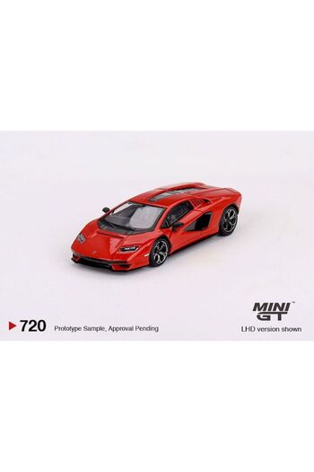 mini gt Lamborghini Countach LPI 800-4 Rosso Mars 2023 (LHD) 1:64 MIniGT model car