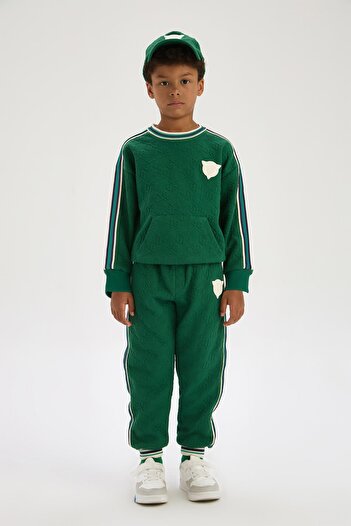 Nebbati BG Store Boy's Green Sweatpants