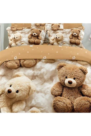 CHIRASO CHIRASO Bedding, Finet 5D Identical to the picture, ELASTIC Sheet 180x200+25cm, Duvet Cover, 2 Pillowcases