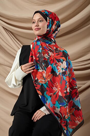 Silk Home شال ناعم منقوش 70023-13