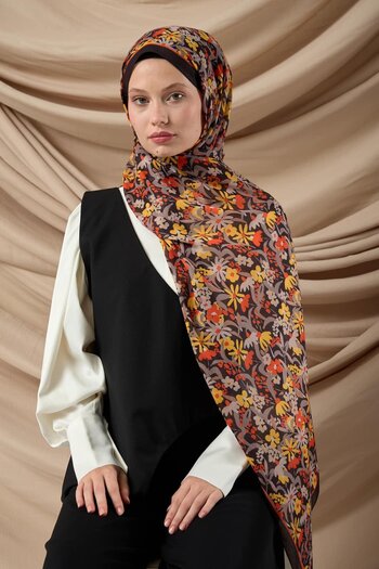 Silk Home Patterned Soft Shawl 70019-17