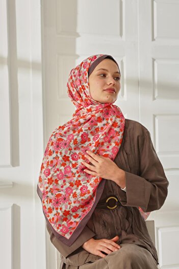 Silk Home Patterned Soft Shawl 70021-07