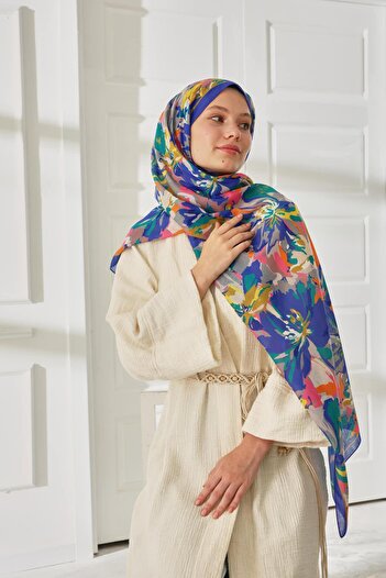 Silk Home Patterned Soft Shawl 70023-05