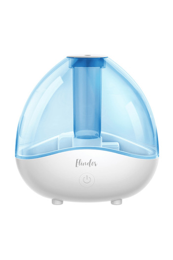 Elindor Umidificator cu ultrasunete profesional, 1,5 l, reglabil, silențios, alb/albastru