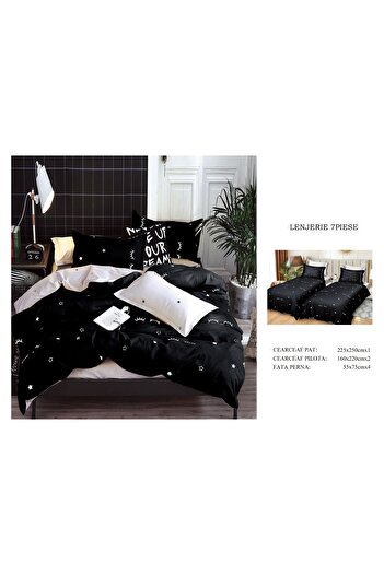 CHIRASO CHIRASO Bedding, 7 pieces, 2 x Duvet Covers 160x220, 1 Classic Bed Sheet 225x250, 4 Pillowcases