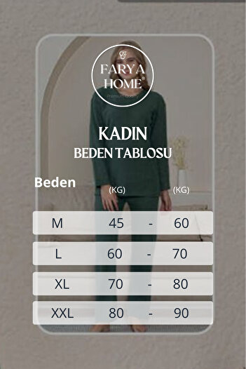 Farya Home Pamuklu Kalın Kışlık İnterlok Şeritli Uzun Kollu Örme Pijama Takımı