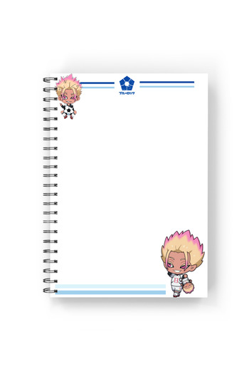 nihonwosekai Blue Lock Anime A5 Boy Notebook 2 Pcs 50 Sheets Shidou Ryusei