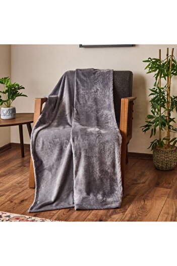 Evidea Soft Wellsoft Tv Blanket - Gray - 120X160 cm