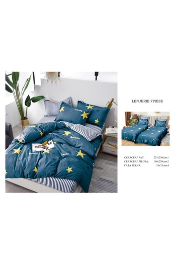 CHIRASO CHIRASO Bedding, 7 pieces, 2 x Duvet Covers 160x220, 1 Classic Bed Sheet 225x250, 4 Pillowcases