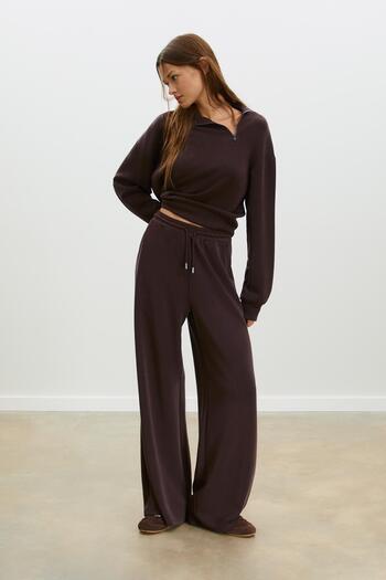 Stradivarius Soft-touch palazzo trousers