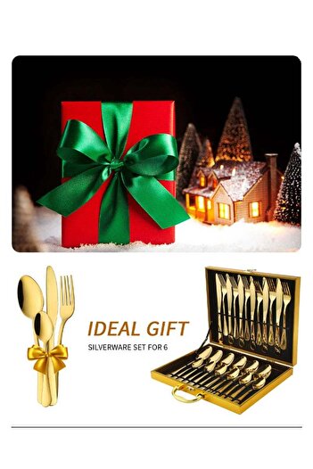 EGG 24-Piece Stainless Steel Cutlery Set Kitchen Utensils Set