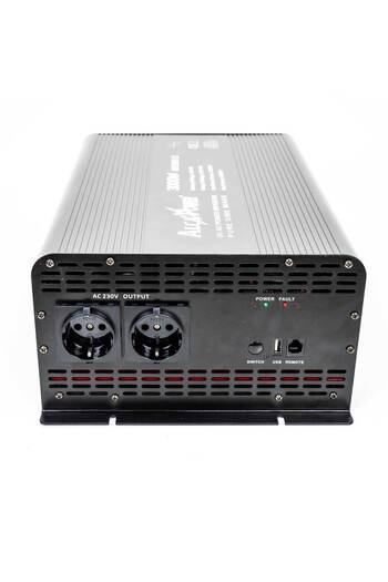 President AlcaPower by 3000W voltage inverter 12V-230V Pure Sine, USB port