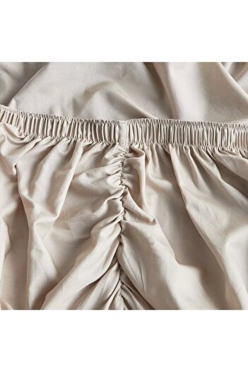 Home Centre Eternity Cotton Percale 325 Thread Count King Fitted Sheet - 180x205 cm