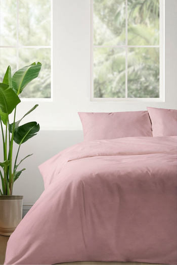 BELENAY HOME Velora 100% Cotton Double Fitted Sheet Duvet Cover Set 200 X 220