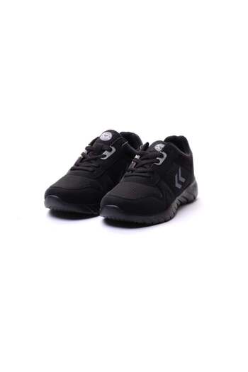 hummel Verona 212491-2267 Plain Black Unisex Casual Sports Shoes with Light Sole