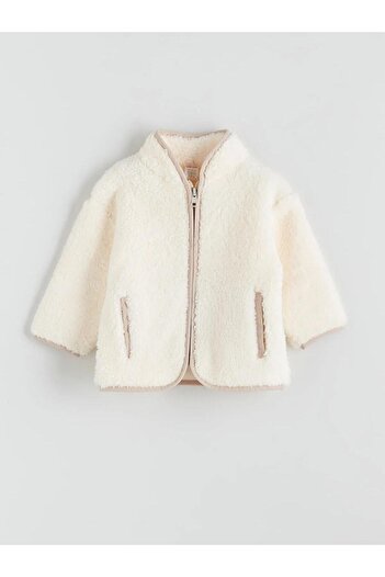 LC Waikiki Lcw Baby J Baby Boy Cardigan with Stand Collar and Long Sleeves (W5)