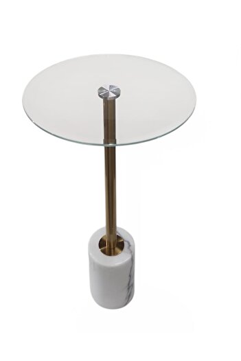 private house Modern marble coffee table with glass top