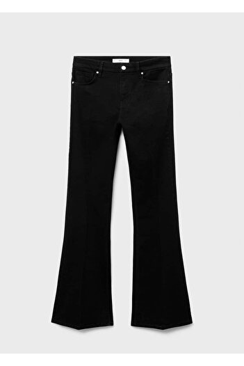 MANGO Woman Violeta yüksek bel flare jean pantolon