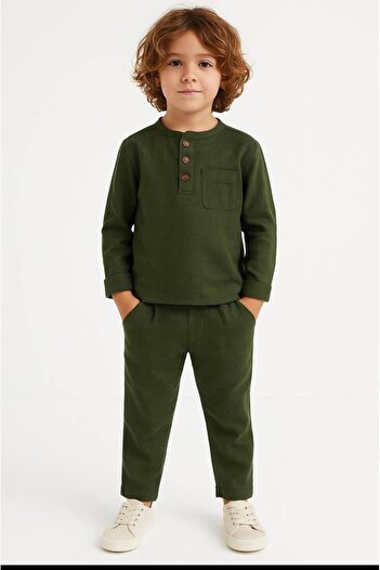 ARBİ kids Boys' Buttoned Seasonal Loose Suits Back to School