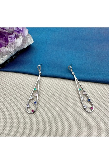 Opia Takı & Aksesuar Colorful Stone Drop Dangle Earrings