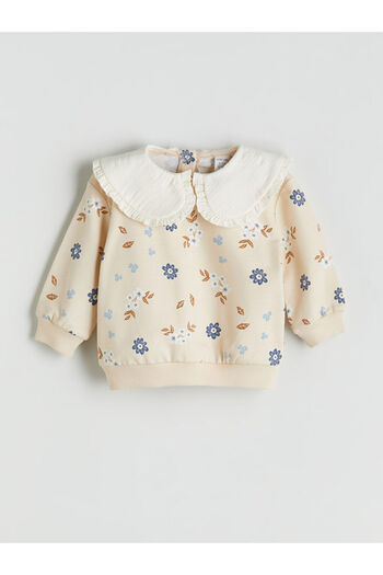 LC Waikiki Sparkling Selections from Shining Store |   Baby Collar Baby Girl Sweatshirt and Leggings 2-Piece Set