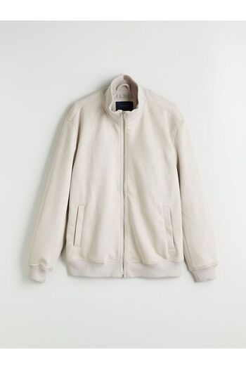 LC Waikiki Standard Fit Stand Collar Suede Men's Coat