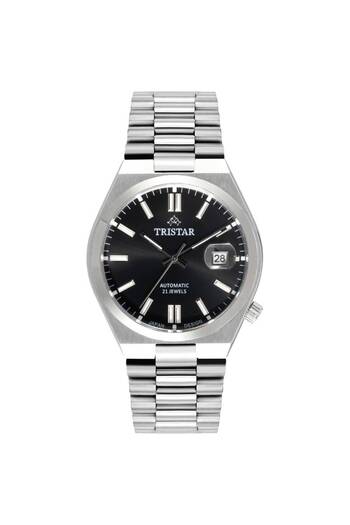 Tristar NJ Series Men's Automatic Watch Stainless Steel Bracelet Wrist Watch for Men