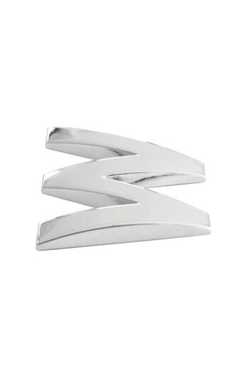 Mega Drive Car ornament 3D Letter W 26 MM Chrome