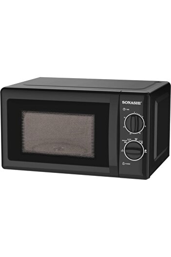 sonashi SMO-920 20 Liters Microwave Oven w/Turntable Glass Tray, Adjustable Temperature, Cooking End
